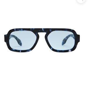 Jane mini aviator in blue tortoise